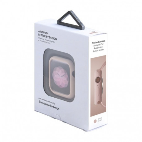 UNIQ Lino Case Apple Watch Series 4/5/6/SE 44mm. blush pink