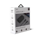 UNIQ Lad. network. Versa Slim USB-C PD 18W + USB-C to USB-C cable black/charcoal black (LITHOS Colle UNIQ Lad. network. Versa Slim USB-C PD 18W + USB-C to USB-C cable black/charcoal black (LITHOS Colle
