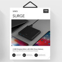 UNIQ Lad. network. HUB Surge 90W black /charcoal black 2xUSB Quick Charge 3.0 + 2xUSB-C PD 3.0 (LITH