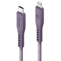 ENERGEA Flow USB-C - Lightning C94 MFI cable 1.5m purple/purple 60W 3A PD Fast Charge