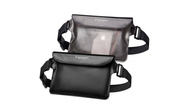 Spigen Universal Waterproof Waist Bag black/black 2 pcs. universal waterproof waist bag AMP04531