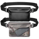 Spigen Universal Waterproof Waist Bag black/black 2 pcs. universal waterproof waist bag AMP04531