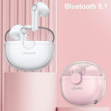 USAMS Bluetooth 5.1 TWS BU series wireless headphones white/white BHUBU01
