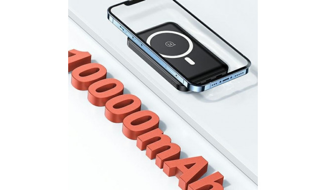 USAMS power bank PB64 10000mAh 20W QC3.0+PD magnetic wireless Fast Charge black 10KCD17301 (US-CD173