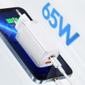 USAMS Lad. network. 1xUSB-C+1xUSB T47 65W (head only) PD Fast Charging Super Si black/black CC153TC0