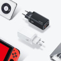 USAMS Lad. network. 1xUSB-C+1xUSB T47 65W (head only) PD Fast Charging Super Si black/black CC153TC0