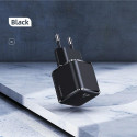 USAMS Lad. network. 1xUSB-C T42 mini 25W (head only) Super SI 5V-3A PD3.0 Fast Charging black/black 