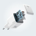 USAMS Lad. network. 1xUSB-C PD30W 3A (head only) PD3.0 Fast Charging white/white X-ron Series CC186T