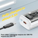 USAMS Powerbank 9000mAh PD 20W QC3.0+PD Dual-Port Fast Charge white/white 10KCD18902 (US-CD189)
