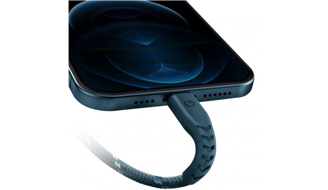 ENERGEA Nyloflex USB - Lightning Cable Charge and Sync C89 MFI 1.5m blue