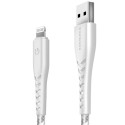 ENERGEA Nyloflex USB cable - Lightning Charge and Sync C89 MFI 1.5m white/white