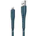 ENERGEA Nyloflex USB - Lightning Charge and Sync C89 MFI cable 1.5m blue/blue
