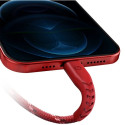 ENERGEA Nyloflex USB cable - Lightning Charge and Sync C89 MFI 1.5m red/red