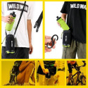 WILDMAN Bicycle case/holder R1 frame bag black-gray/black-gray