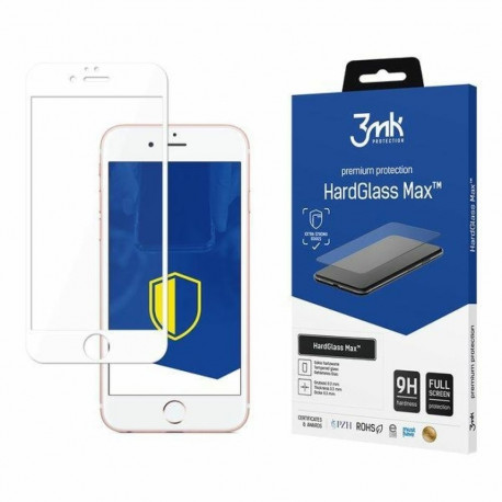 3MK HardGlass Max iPhone 6 Plus white, FullScreen Glass