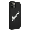 Guess GUHCP12LLSVSBW iPhone 12 Pro Max 6.7" black white hardcase Silicone Vintage