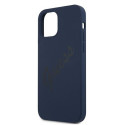 Guess GUHCP12SLSVSBL iPhone 12 mini 5.4" blue/blue hardcase Script Vintage