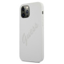 Guess GUHCP12LLSVSCR iPhone 12 Pro Max 6.7" cream/cream hardcase Script Vintage
