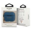 Guess GUACAPSILGLBL AirPods Pro cover blue/blue Silicone Glitter