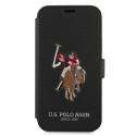 US Polo USFLBKP12MPUGFLBK iPhone 12/12 Pro 6.1" black/black book Polo Embroidery Collection