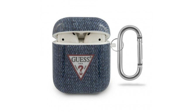 Guess GUACA2TPUJULDB AirPods 1/2 cover navy blue/dark blue Jeans Collection