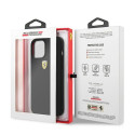 Ferrari FESSIHCP12LBK iPhone 12 Pro Max 6.7" black/black hardcase On Track Silicone