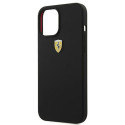 Ferrari FESSIHCP12LBK iPhone 12 Pro Max 6.7" black/black hardcase On Track Silicone