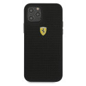 Ferrari FESPEHCP12LBK iPhone 12 Pro Max 6.7" black/black hardcase On Track Perforated