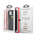Ferrari FESPEHCP12LBK iPhone 12 Pro Max 6.7" black/black hardcase On Track Perforated