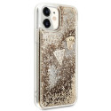 Guess GUOHCN61GLHFLGO iPhone 11 / Xr 6.1" gold/gold hardcase Glitter Charms