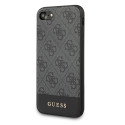 Guess GUHCI8G4GLGR iPhone 7/8/SE 2020 /SE 2022 grey/gray hardcase 4G Stripe Collection