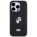 Karl Lagerfeld KLHCP13LGSAKCPK iPhone 13 Pro / 13 6.1" black/black hardcase Gripstand Saffiano Karl&