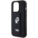 Karl Lagerfeld KLHCP13LGSAKCPK iPhone 13 Pro / 13 6.1" black/black hardcase Gripstand Saffiano Karl&