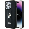 Karl Lagerfeld KLHCP13LGSAKCPK iPhone 13 Pro / 13 6.1" black/black hardcase Gripstand Saffiano Karl&