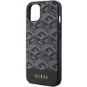 Guess GUHMP15SHGCFSEK iPhone 15 / 14 / 13 6.1" black/black hardcase GCube Stripes MagSafe