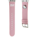 Hello Kitty HKAWMPGKHP Apple Watch Strap 38/40/41mm pink/pink strap Kitty Head