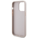 Guess GUHCP15XG4GFPI iPhone 15 Pro Max 6.7" pink/pink hard case 4G Metal Gold Logo
