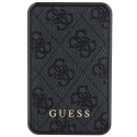Guess Powerbank 18W GUPB10DP4GEGK 10000mAh black/black 4G Leather Metal Logo