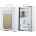 Guess Induction Powerbank 5W GUPBM3ALGSGD 3000mAh gold/gold MagSafe Metal Script Logo
