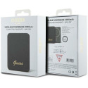 Guess Induction Powerbank 5W GUPBM3ALGSGK 3000mAh black/black MagSafe Metal Script Logo