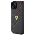 Ferrari FEHCP15MPTWK iPhone 15 Plus / 14 Plus 6.7" black/black hardcase Twist Metal Logo