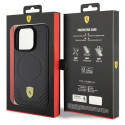 Ferrari FEHMP15LPTEK iPhone 15 Pro 6.1" black/black hardcase Carbon Metal Logo MagSafe