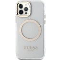 Guess GUHMP12MHTRMD iPhone 12/12 Pro 6.1" gold/gold hardcase Metal Outline Magsafe