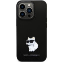 Karl Lagerfeld KLHCP13LSMHCNPK iPhone 13 Pro / 13 6.1" black/black hardcase Silicone C Metal Pin