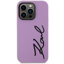 Karl Lagerfeld KLHCN61SKSVGU iPhone 11 / Xr 6.1" purple/purple hardcase Silicone Signature Karl Lagerfeld KLHCN61SKSVGU iPhone 11 / Xr 6.1" purple/purple hardcase Silicone Signature