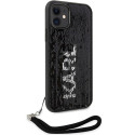 Karl Lagerfeld KLHCN61PSQRKS iPhone 11 / Xr 6.1" silver/silver hardcase Sequins Cord
