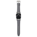 Karl Lagerfeld KLAWMSAKLHPG Apple Watch Strap 38/40/41mm silver/silver strap Saffiano Monogram