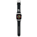 Karl Lagerfeld KLAWMSLKNK Apple Watch Strap 38/40/41mm black/black strap 3D Rubber Karl Head