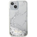 Guess GUHCP14SLCSGSGH iPhone 14 / 15 / 13 6.1" white/white hardcase Liquid Glitter Marble