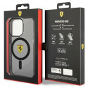 Ferrari FEHMP14LURKK iPhone 14 Pro 6.1" black/black hardcase Translucent Magsafe Ferrari FEHMP14LURKK iPhone 14 Pro 6.1" black/black hardcase Translucent Magsafe